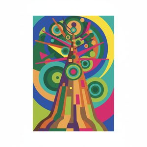 042 In A Cubist Style This Artwork Depicts An 3zRZb0kS - free printable paint by numbers