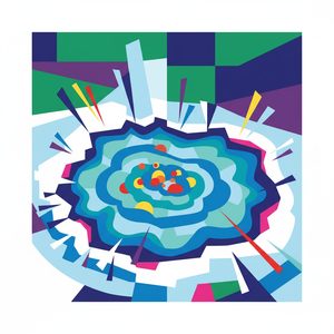 045 An Abstract Explosion Of Geometric Shapes And H79w0YPA - free printable paint by numbers