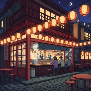 047 In A Stylized Anime Aesthetic A Row Of 3RmK1IRR - free printable paint by numbers