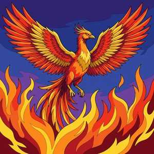 056 In A Graphic Illustration Style A Majestic QWthmV M - free printable paint by numbers