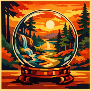 063 A Detailed Landscape Scene Featuring A Waterfall RRrWcAkL - free printable paint by numbers